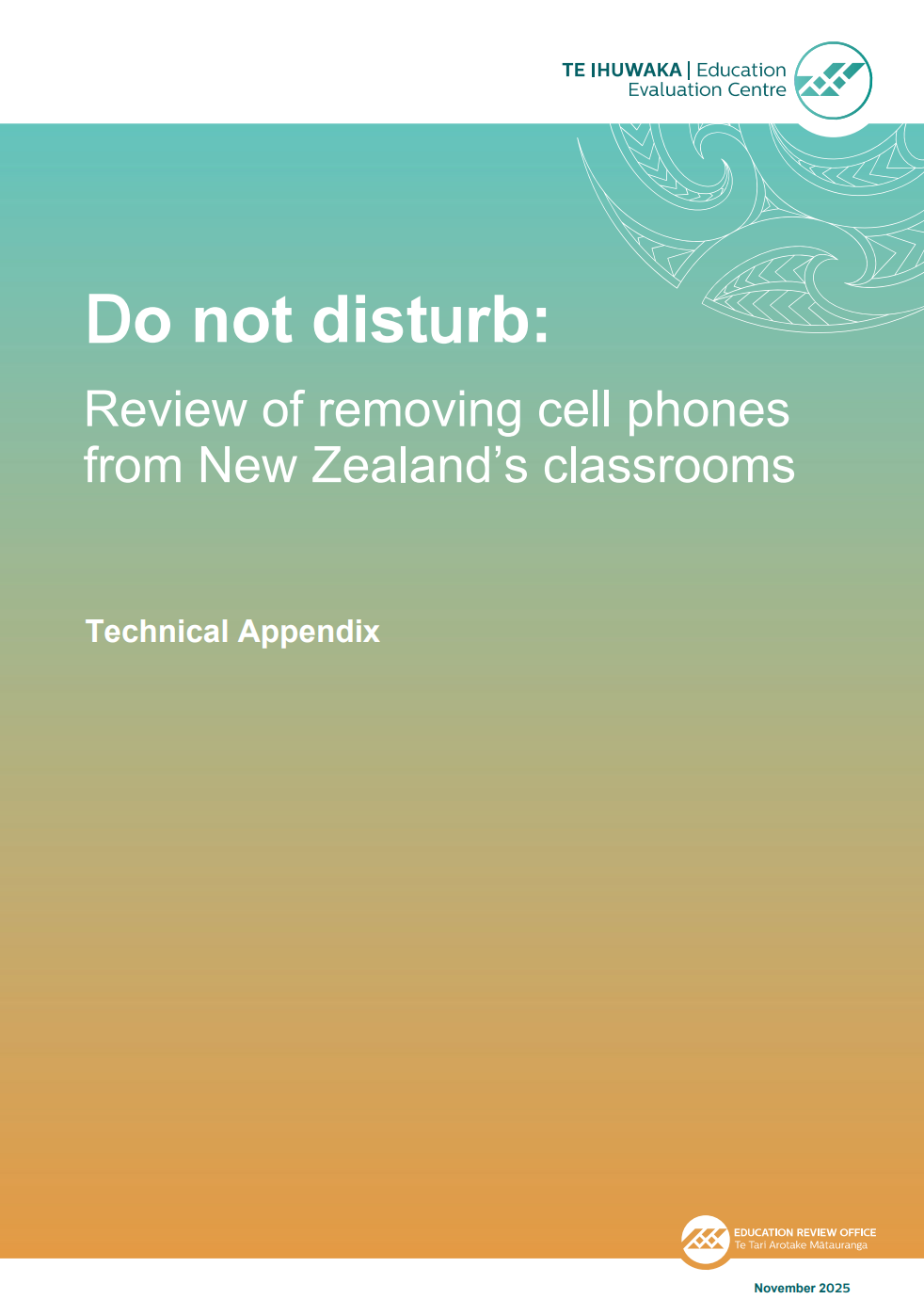 Do not disturb: A review of removing cell phones from New Zealand’s classrooms – Technical appendix