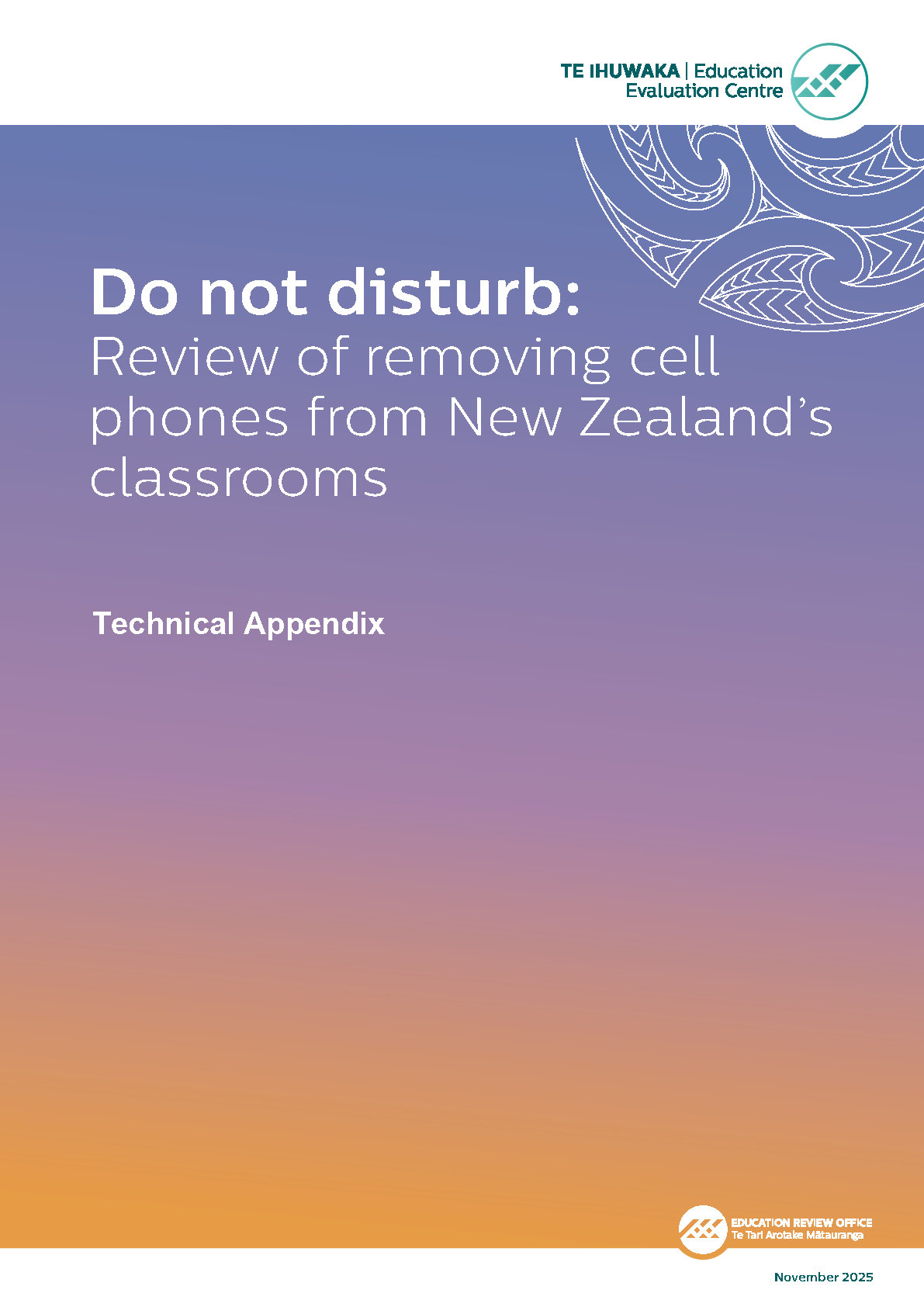 (Cover Image) Technical Appendix Do Not Disturb